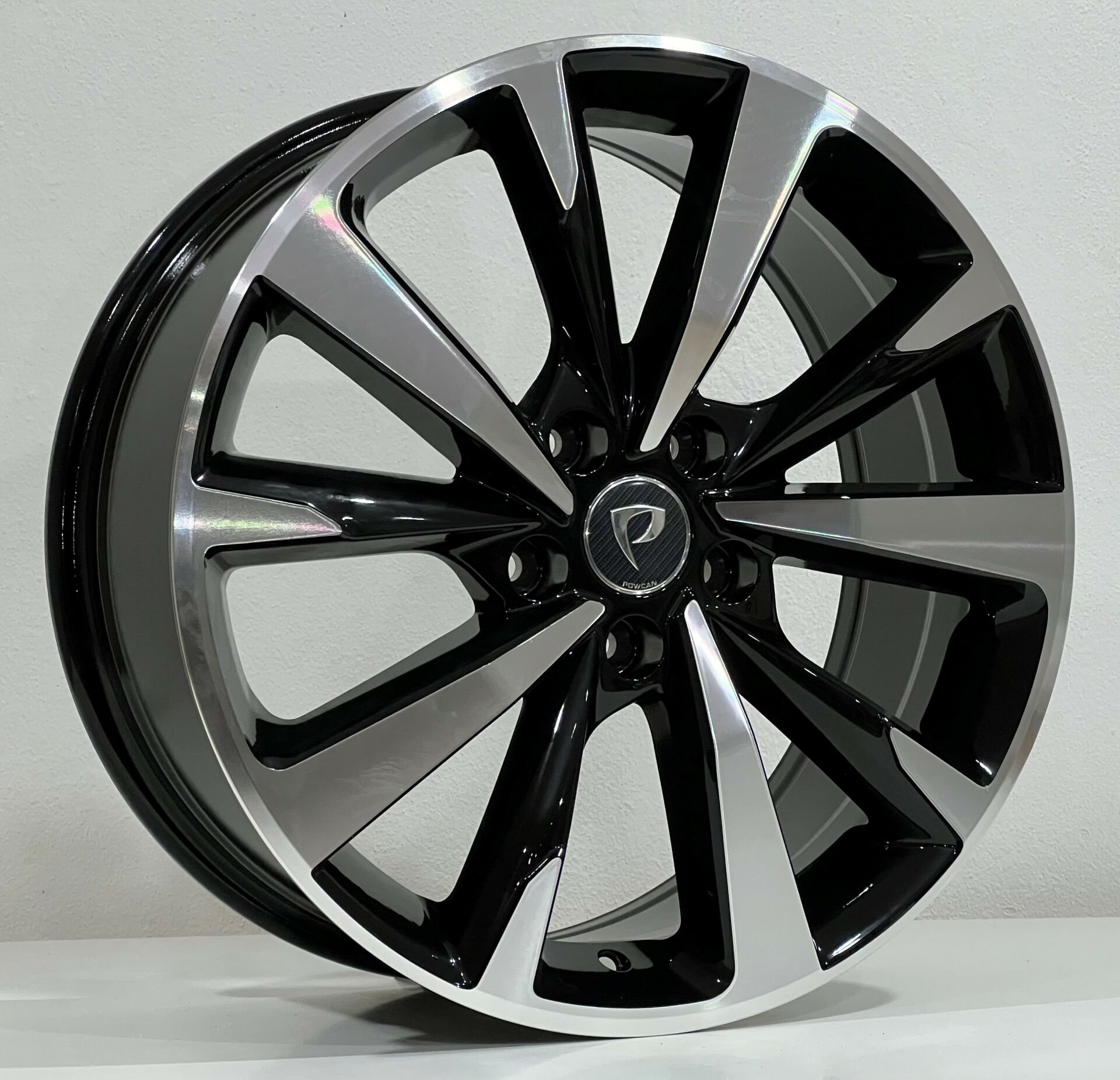 7.5X18 BK-5869 5X112 ET45 57.1 BLACK MACHINED