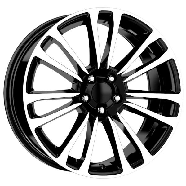 7X16 DY-956 5X98 ET39 58.1 BLACK MACHINED XL