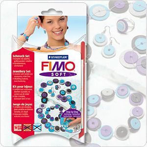 Fimo Jewellery Set Takı Yapım Seti - Düğmeler