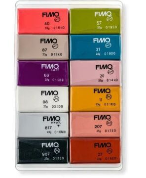 Fimo Moda Renkler 12 li Set 12x25 gr - 8023C12-5