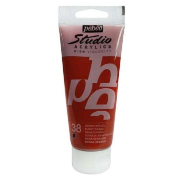 Pebeo Studio Akrilik Boya 100ml Tüp 38 Burnt Sienna