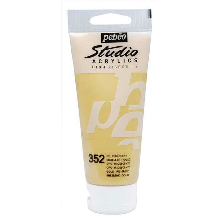 Pebeo Studio Akrilik Boya 100ml Tüp 352 Gold metallic