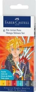 Faber Castell Pitt Artist Manga Set 6,lı 167157