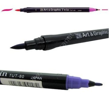 Zig Art & Graphic Twin Marker Çizim Kalemi 660 Deep Violet