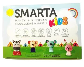 Smarta Kids Hava İle Kuruyan Modelleme Hamuru 4 lü Set