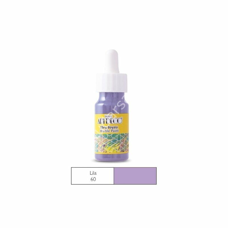 Artdeco Ebru Boyası 60 Lila 30ml