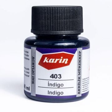 Karin Akrilik Mürekkep 45ml 403 İndigo