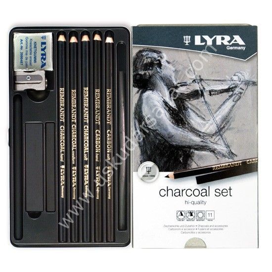 Lyra Charcoal Set (kömür) Füzen Teneke Kutu 2401112
