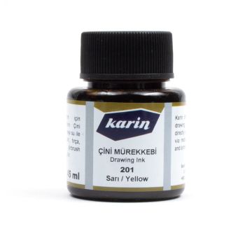 Karin Çini Mürekkebi 45ml 201 Sarı