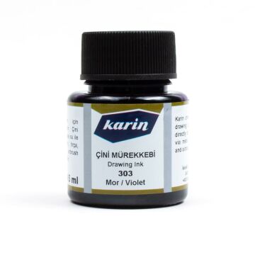 Karin Çini Mürekkebi 45ml 303 Mor