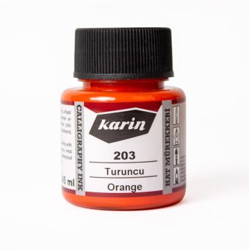 Karin Hat Mürekkebi 45ml Turuncu 203