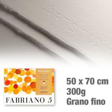 Fabriano 5 Disegno Suluboya Kağıdı 5'li Paket 300gr 50X70