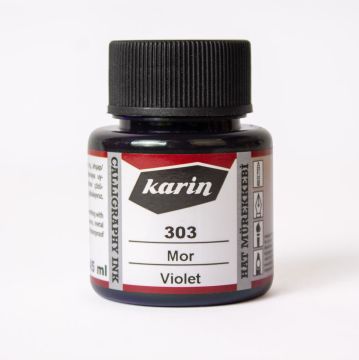 Karin Hat Mürekkebi 45ml Mor 303