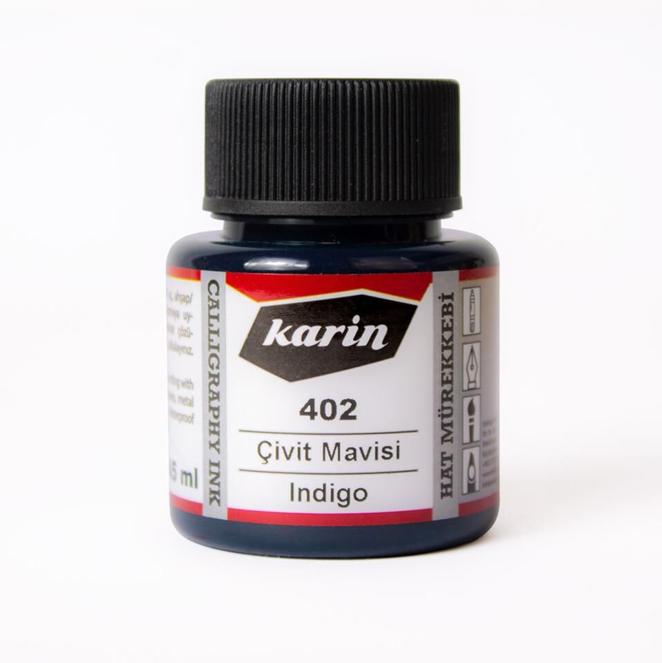 Karin Hat Mürekkebi 45ml Çivit Mavisi 402