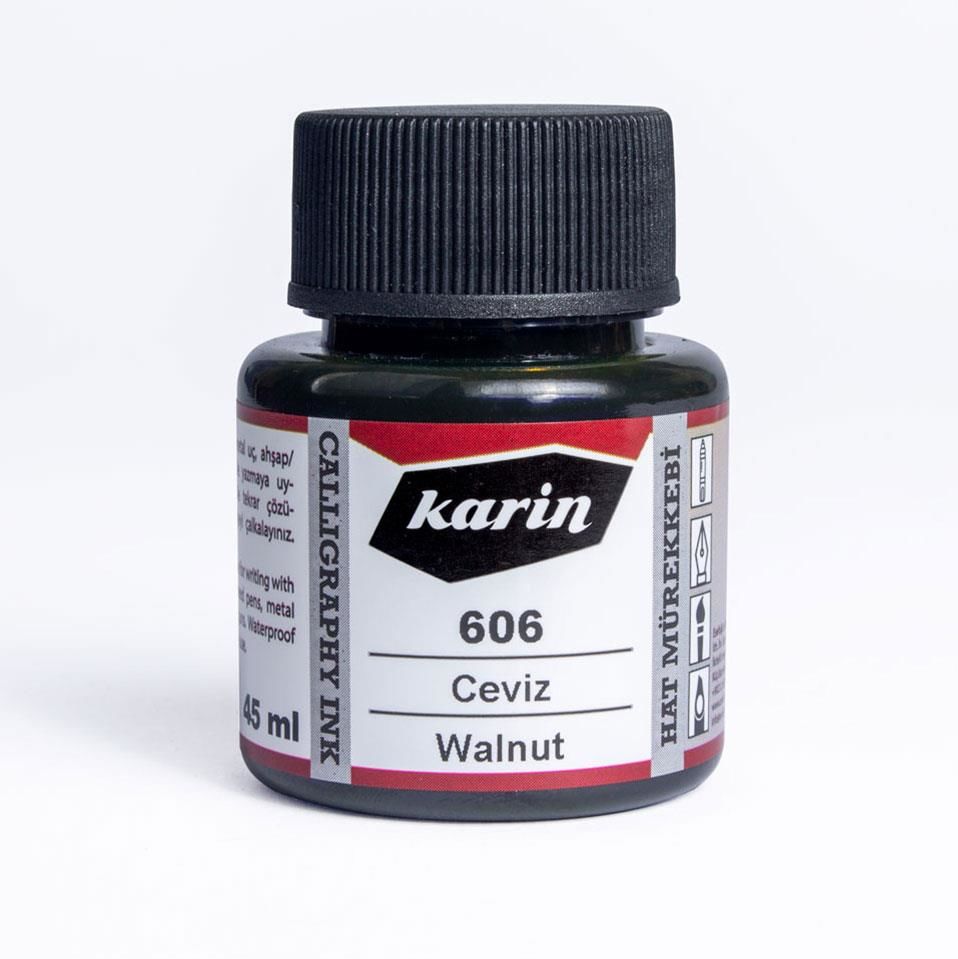 Karin Hat Mürekkebi 45ml Ceviz 606