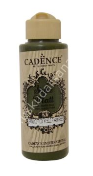 Cadence Style Matt Akrilik Boya 120ml 9050 Çiftlik yeşili Farm green