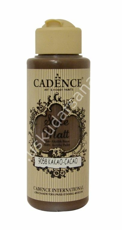 Cadence Style Matt Akrilik Boya 120ml 9058 Kakao Cacao