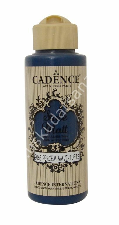 Cadence Style Matt Akrilik Boya 120ml 9063 Perçem mavi Tufis