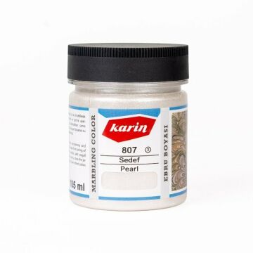 Karin Ezilmiş Ebru Boyası 105ml 807 Sedef