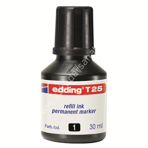 Edding T 25 Permanent Mürekkep 30 ml
