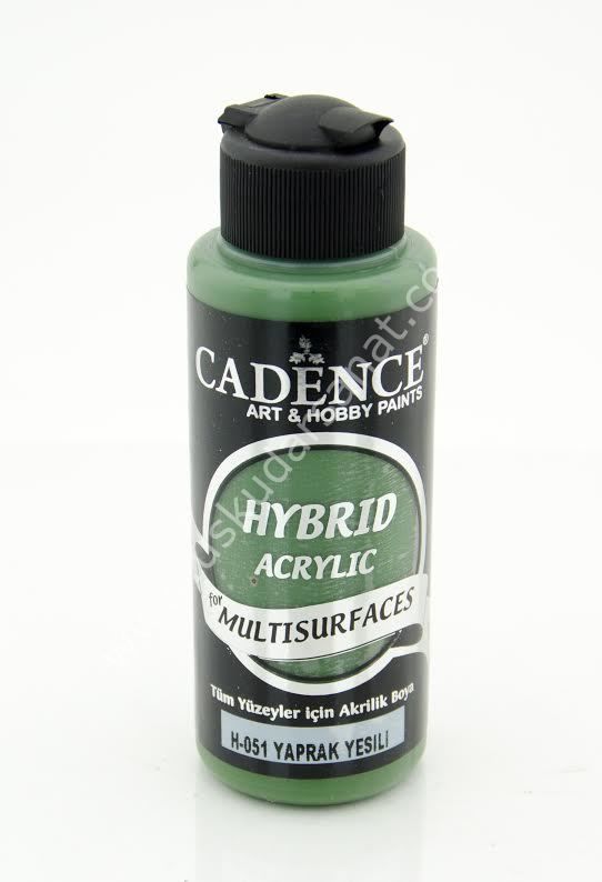 Cadence Hybrid Multisurfaces Akrilik Boya 120ml  H-051 YAPRAK YEŞİLİ