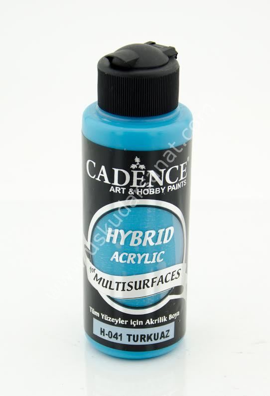 Cadence Hybrid Multisurfaces Akrilik Boya 120ml  H-041 TURKUAZ