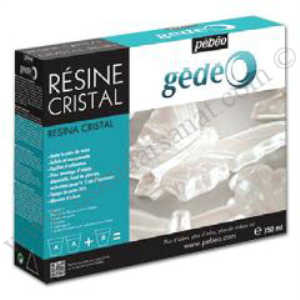 Pebeo Gedeo Crystal Resin Kristal Reçine 750 ml. Kit