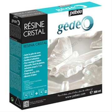 Pebeo Gedeo Crystal Resin Kristal Reçine 300 ml. Kit