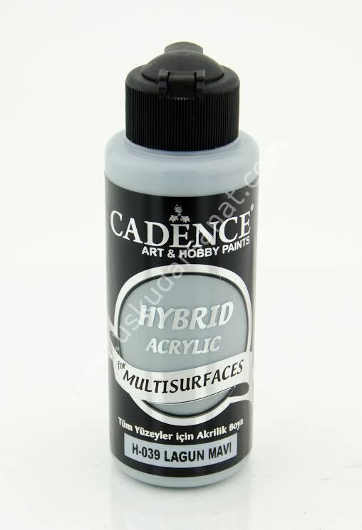 Cadence Hybrid Multisurfaces Akrilik Boya 120ml  H-039 LAGUN MAVİ