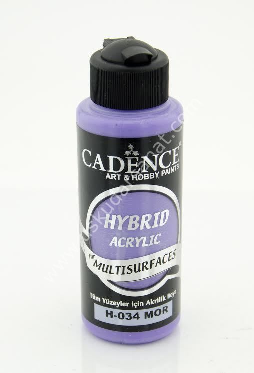 Cadence Hybrid Multisurfaces Akrilik Boya 120ml  H-034 MOR