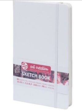 Art creation Sketch Book Eskiz Bloğu 13x21 140gr 80 Yaprak BEYAZ