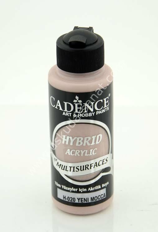 Cadence Hybrid Multisurfaces Akrilik Boya 120ml  H-020 YENİ MOCCA