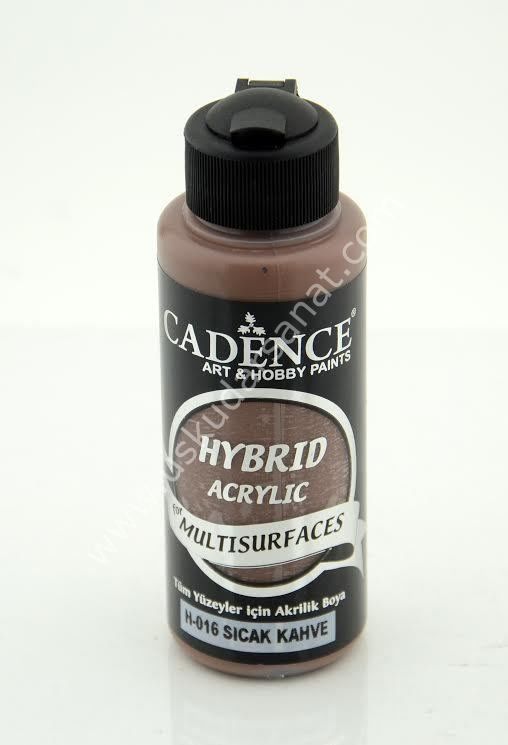 Cadence Hybrid Multisurfaces Akrilik Boya 120ml  H-016 SICAK KAHVE