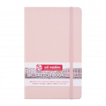 Art creation Sketch Book Eskiz Bloğu 13x21 140gr 80 Yaprak PEMBE