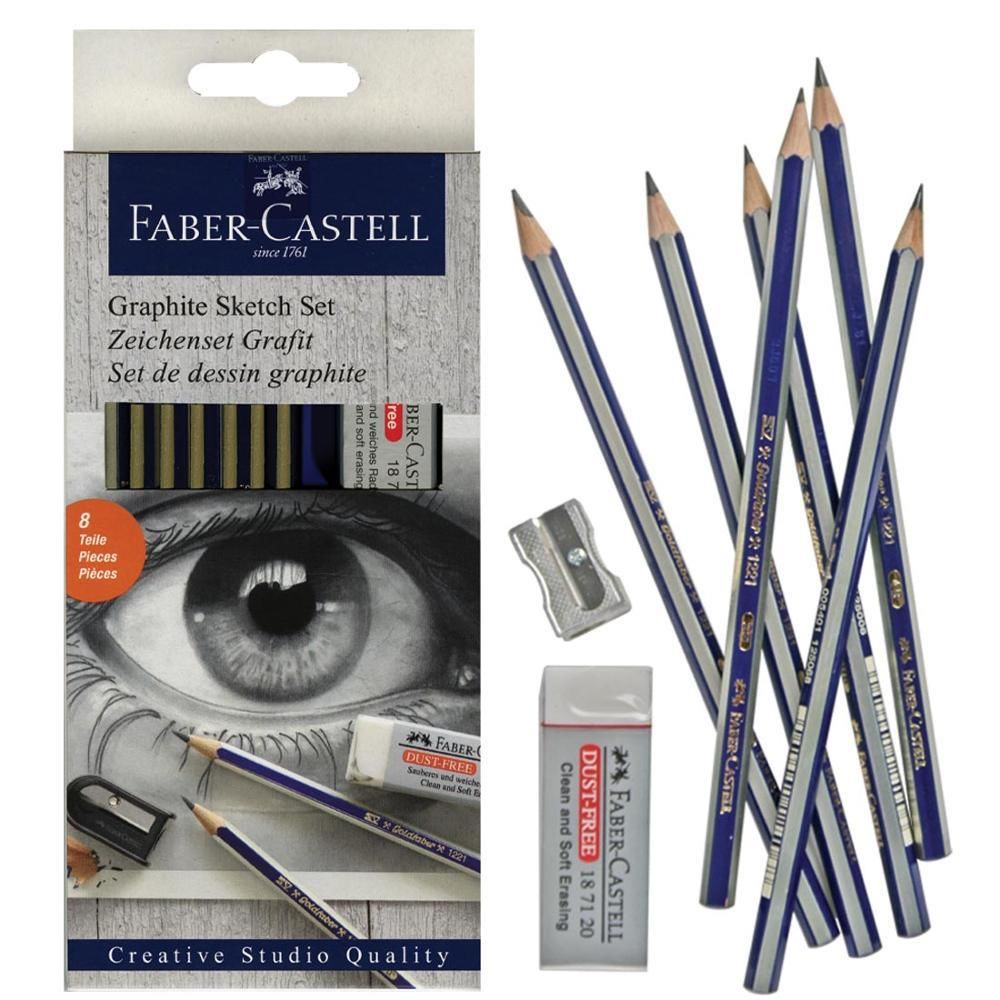 Faber Castell -Dereceli Çizim Kurşun Kalem Seti