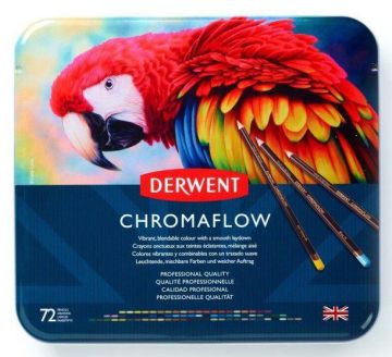 Derwent Chromaflow Kuruboya Kalem Seti 72 Renk