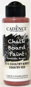 Cadence Chalk Board Paint Karatahta Boyası 120ml Country Kırmızı 2610