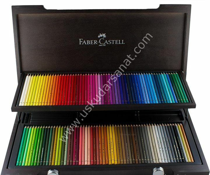 Faber Castell Polychromos Kuru Boya Kalem Seti 120'li Ahşap Çantalı