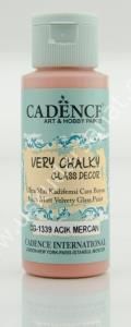 Cadence Very Chalky Glass Decor Cam Boyası 59ml 1339 Açık Mercan-Light Coral