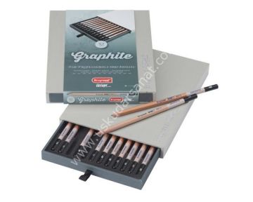 Bruynzeel Graphite Karakalem Seti 12li 8815H12