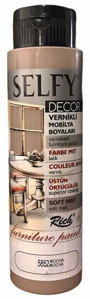 Rich Selfy Decor Vernikli Boya 500cc Mocha 5852