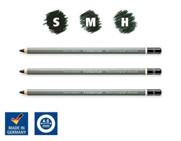 Staedtler Mars Lumograph Dereceli Kömür Kalem Seti 4lü