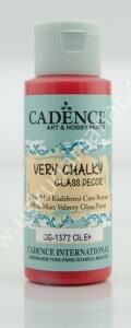 Cadence Very Chalky Glass Decor Cam Boyası 59ml 1372 Çilek-Strawberry