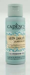 Cadence Very Chalky Glass Decor Cam Boyası 59ml 1376 Bahama Yeşil-Bahama Green