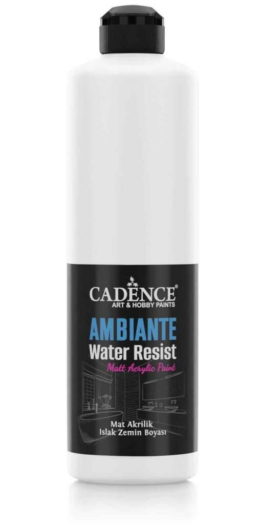 Cadence Ambiante Suya Dayanıklı Akrilik Boya AW-01 BEYAZ 500ML + KATALİZÖR 20GR