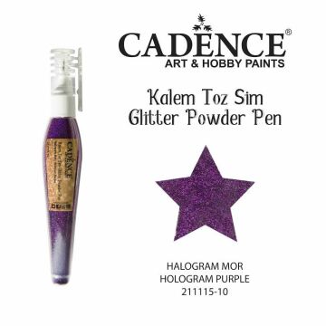 Cadence Kalem Toz Sim - Glitter Powder 10gr HOLOGRAM MOR-10