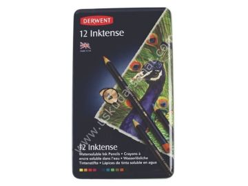 Derwent Inktense Mürekkep Bazlı Kalem 12'li Set