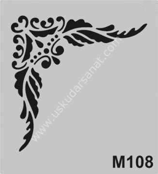Mood Stencil Şablon 15X17 M108