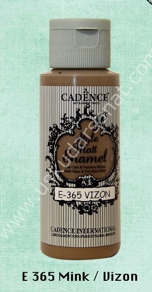 Cadence Style Matt Enamel Cam & Porselen Boyası 59 ml E 365 Mink Vizon