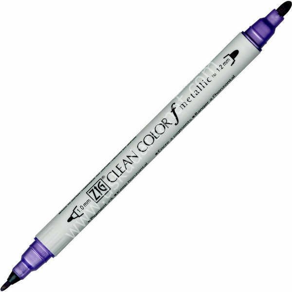 Zig Clean Color f Çift Uçlu Kalem 124 Metallic Violet